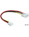 Delock kabel zasilający MOLEX (M) -> FDD 4 PIN, 22cm - nr 10