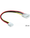 Delock kabel zasilający MOLEX (M) -> FDD 4 PIN, 22cm - nr 7