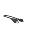 Natec kabel USB micro (BM) -> USB 2.0 (AF) OTG, 15cm, czarny, blister - nr 15