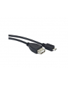 Natec kabel USB micro (BM) -> USB 2.0 (AF) OTG, 15cm, czarny, blister - nr 1