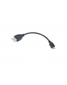 Natec kabel USB micro (BM) -> USB 2.0 (AF) OTG, 15cm, czarny, blister - nr 5
