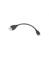 Natec kabel USB micro (BM) -> USB 2.0 (AF) OTG, 15cm, czarny, blister - nr 8