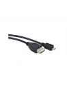 Natec kabel USB micro (BM) -> USB 2.0 (AF) OTG, 15cm, czarny, blister - nr 9