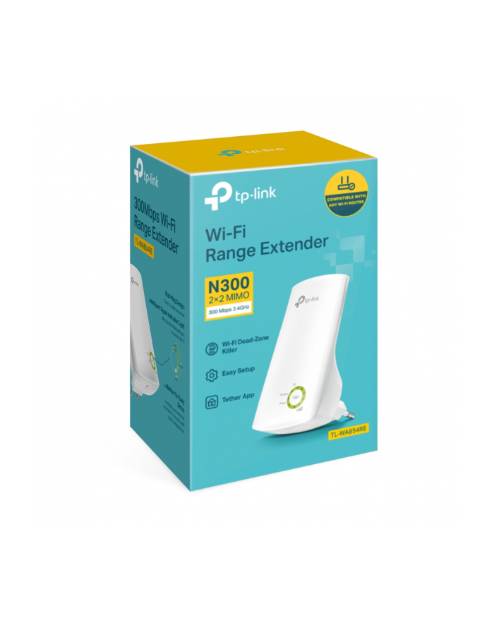 TP-Link TL-WA854RE Wireless Range Extender 802.11b/g/n 300Mbps, Wall-Plug główny