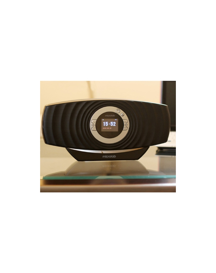 Microlab MD-310BT 2.1 Bluetooth Speaker Black/ 3.6W RMS/ FM Radio/ 1.8" LCD główny