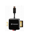 Transcend czytnik kart USB 2.0 Black Pocket Size - nr 1