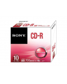 CD-R SONY 700MB 48X SLIM 10SZT - nr 10