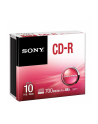 CD-R SONY 700MB 48X SLIM 10SZT - nr 1
