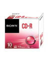 CD-R SONY 700MB 48X SLIM 10SZT - nr 3