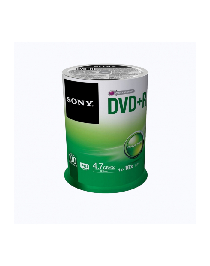 DVD+R SONY 4.7GB 16X CAKE 100SZT główny