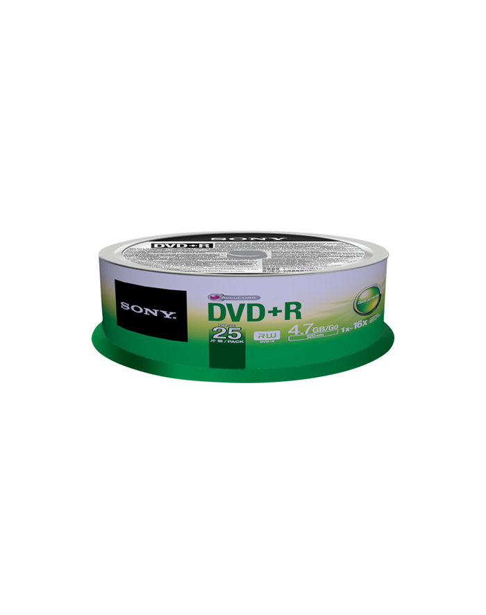 DVD+R SONY 4.7GB 16X CAKE 25SZT główny