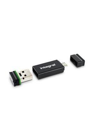 Integral Fusion 16GB USB 2.0 Flash Drive + Adapter retail pack
