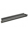 19'' modulacyjny nieosadzony patch panel Solarix 10G 24 portów czarny 1U - nr 4