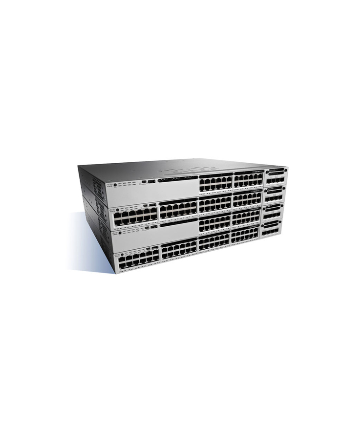 Cisco Catalyst 3850 24 Port GE SFP, 350W AC PS, IP Services główny
