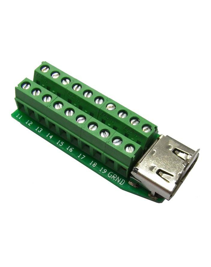 Delock Adapter Terminal Block (20-pin) -> HDMI główny