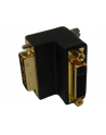 Delock adapter DVI-I(M) 29pin ->DVI-I(F) 29pin kątowy - nr 2
