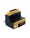 Delock adapter DVI-I(M) 29pin ->DVI-I(F) 29pin kątowy - nr 3