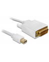 Delock kabel Displayport mini (M) ->DVI (M) 24+1PIN 2m - nr 23