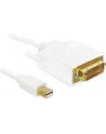 Delock kabel Displayport mini (M) ->DVI (M) 24+1PIN 2m - nr 25