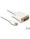 Delock kabel Displayport mini (M) ->DVI (M) 24+1PIN 2m - nr 29