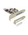 Delock Karta PCI Express > 3 x zewnętrzny + 1 x wewnętrzny USB 3.0 - nr 19