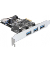 Delock Karta PCI Express > 3 x zewnętrzny + 1 x wewnętrzny USB 3.0 - nr 13