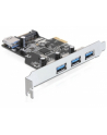 Delock Karta PCI Express > 3 x zewnętrzny + 1 x wewnętrzny USB 3.0 - nr 8