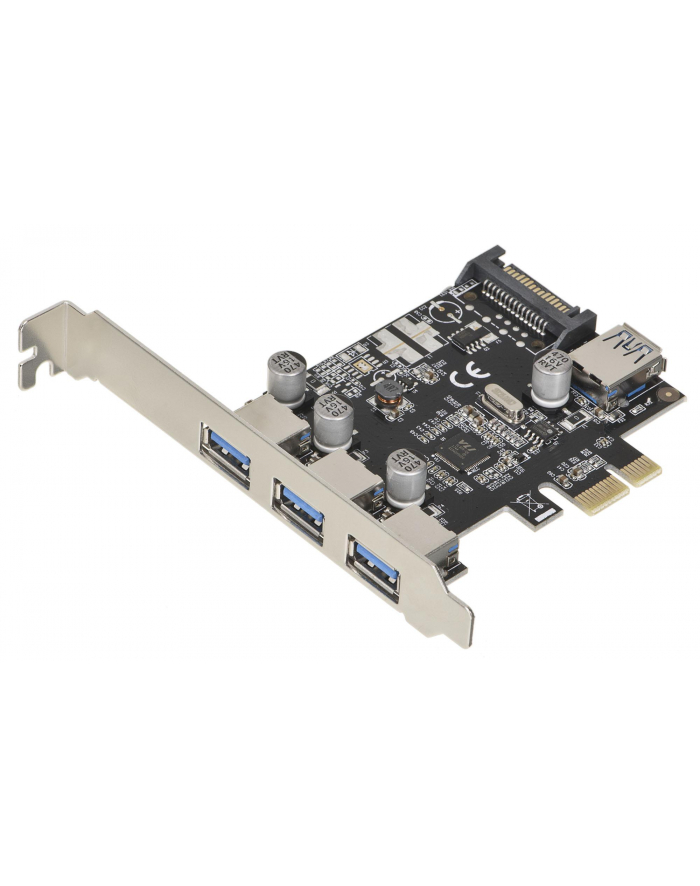 Delock Karta PCI Express > 3 x zewnętrzny + 1 x wewnętrzny USB 3.0 główny