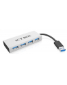 RaidSonic Icy Box 4xPort USB 3.0 Hub, Srebny - nr 9