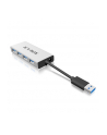 RaidSonic Icy Box 4xPort USB 3.0 Hub, Srebny - nr 17