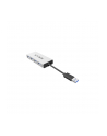 RaidSonic Icy Box 4xPort USB 3.0 Hub, Srebny - nr 25