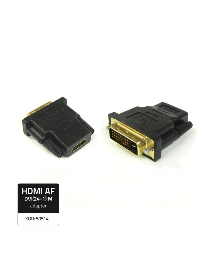 Qoltec Przejściówka HDMI żeńska/ DVI (24+1) męska główny