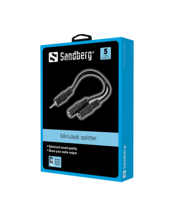 Sandberg MiniJack Splitter 1->2