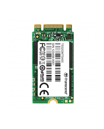 Transcend SSD M.2 2242 SATA 6GB/s, 32GB, MLC (read/write; 260/40MB/s)