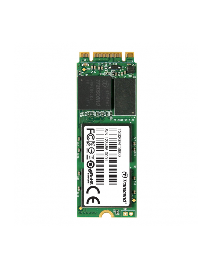 Transcend SSD M.2 2260 SATA 6GB/s, 32GB, MLC (read/write; 260/40MB/s) główny