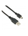 4World Kabel USB 2.0 AM / BM mini, 1,8m, czarny - nr 1