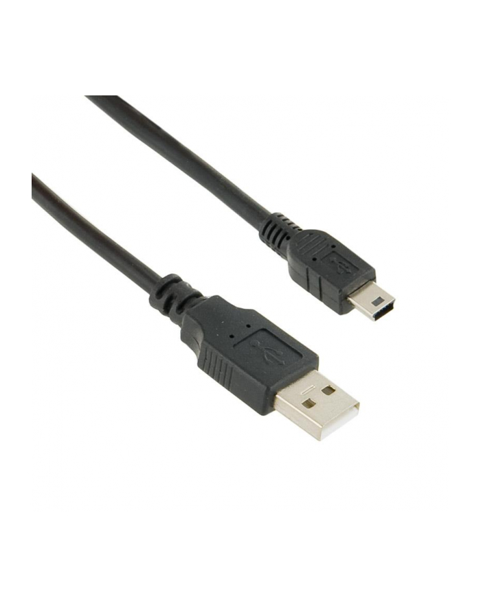 4World Kabel USB 2.0 AM / BM mini, 1,8m, czarny główny