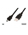 Assmann Kabel połączeniowy USB2.0 Canon Typ USB A/miniUSB B(5pinów), M/M czarny 3.0m - nr 10