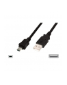 Assmann Kabel połączeniowy USB2.0 Canon Typ USB A/miniUSB B(5pinów), M/M czarny 3.0m - nr 1