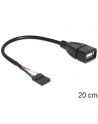 Delock kabel USB AF 2.0 -> Pin Header 20cm - nr 3
