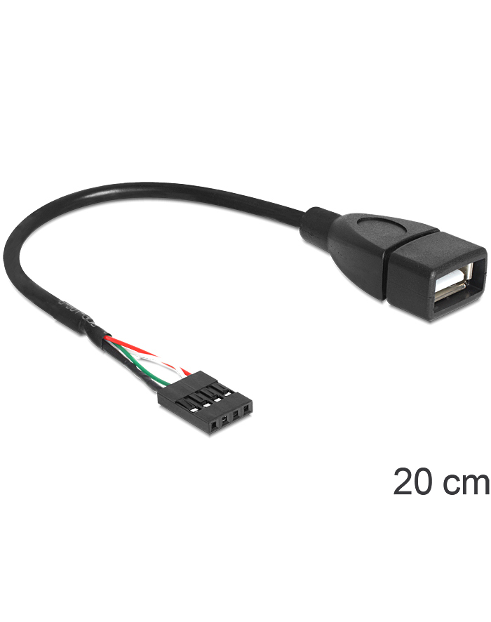Delock kabel USB AF 2.0 -> Pin Header 20cm główny