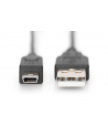 Assmann Kabel połączeniowy USB2.0 Canon Typ USB A/miniUSB B(5pinów), M/M czarny 1m - nr 16