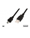 Assmann Kabel połączeniowy USB2.0 Canon Typ USB A/miniUSB B(5pinów), M/M czarny 1m - nr 3