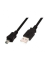 Assmann Kabel połączeniowy USB2.0 Canon Typ USB A/miniUSB B(5pinów), M/M czarny 1m - nr 8