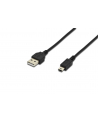 Assmann Kabel połączeniowy USB2.0 Canon Typ USB A/miniUSB B(5pinów), M/M czarny 1.0m - nr 11
