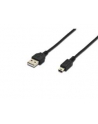Assmann Kabel połączeniowy USB2.0 Canon Typ USB A/miniUSB B(5pinów), M/M czarny 1.0m - nr 13
