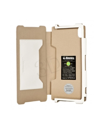KRUSELL SONY XPERIA Z2 FLIPCASE MALMO WHITE