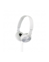 Słuchawki z mikrofonem Sony MDR-ZX310APW (białe/ nauszne) - nr 19