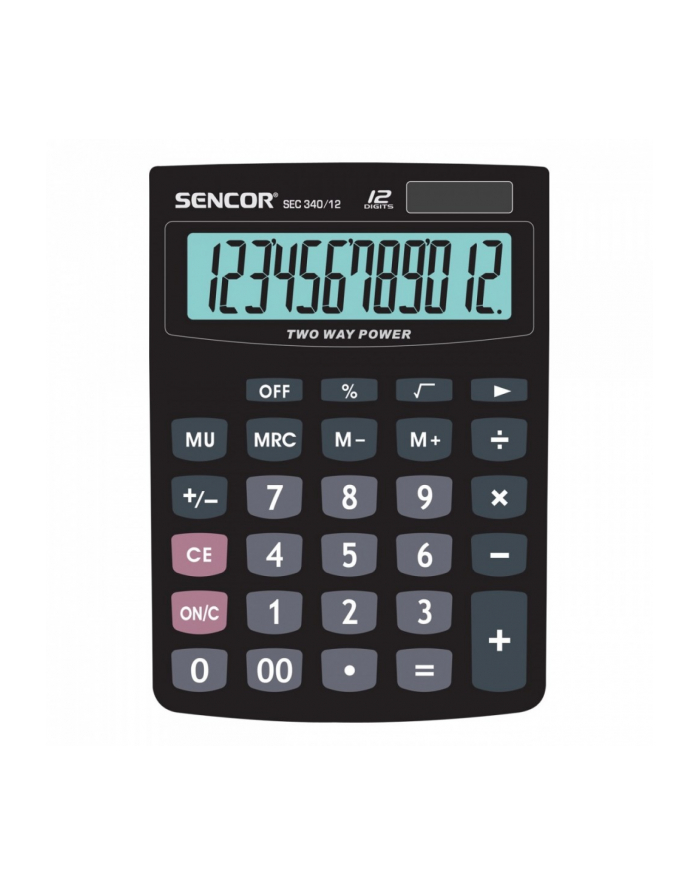 Kalkulator SENCOR 12 znaków - SEC 340/12 główny