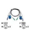 ATEN 2L-5002P/C Kabel 2x SVGA+klawPS+myszPS  1.8m Light - nr 6